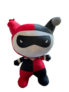 DC Comics Harlequin Plush Character Toy - Red & Black Kids Plush